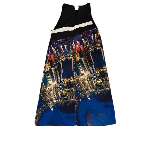 CLOVER CANYON BLACK SLEEVELESS CASUAL PRINT SHIFT DRESS XS - Picture 3 of 10